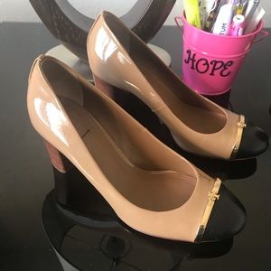 tory burch cap top poe pacey pumps shoes